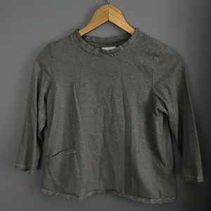 J. Jill pureJill Striped Mock Neck Top